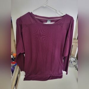 Champion Red Fitted Long Sleeve Blouse
